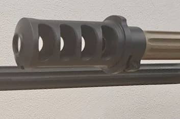 Mondingsrem Barrett-precisiegeweer.