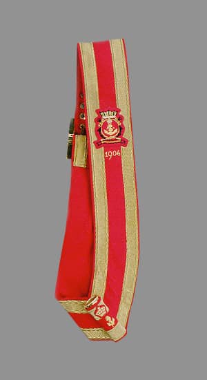 Vaandel Koninklijk Instituut Marine draagriem.