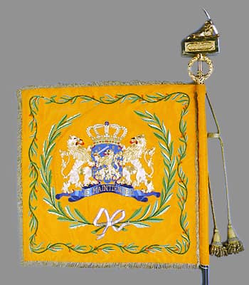 Vaandel Koninklijke Luchtmacht achterkant.