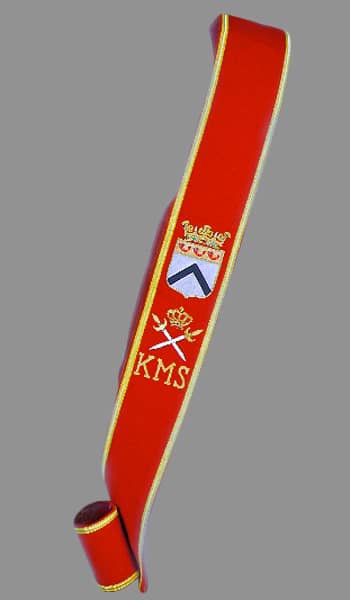 Vaandel Koninklijke Militaire School draagriem.