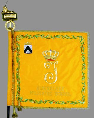 Vaandel Koninklijke Militaire School voorkant.