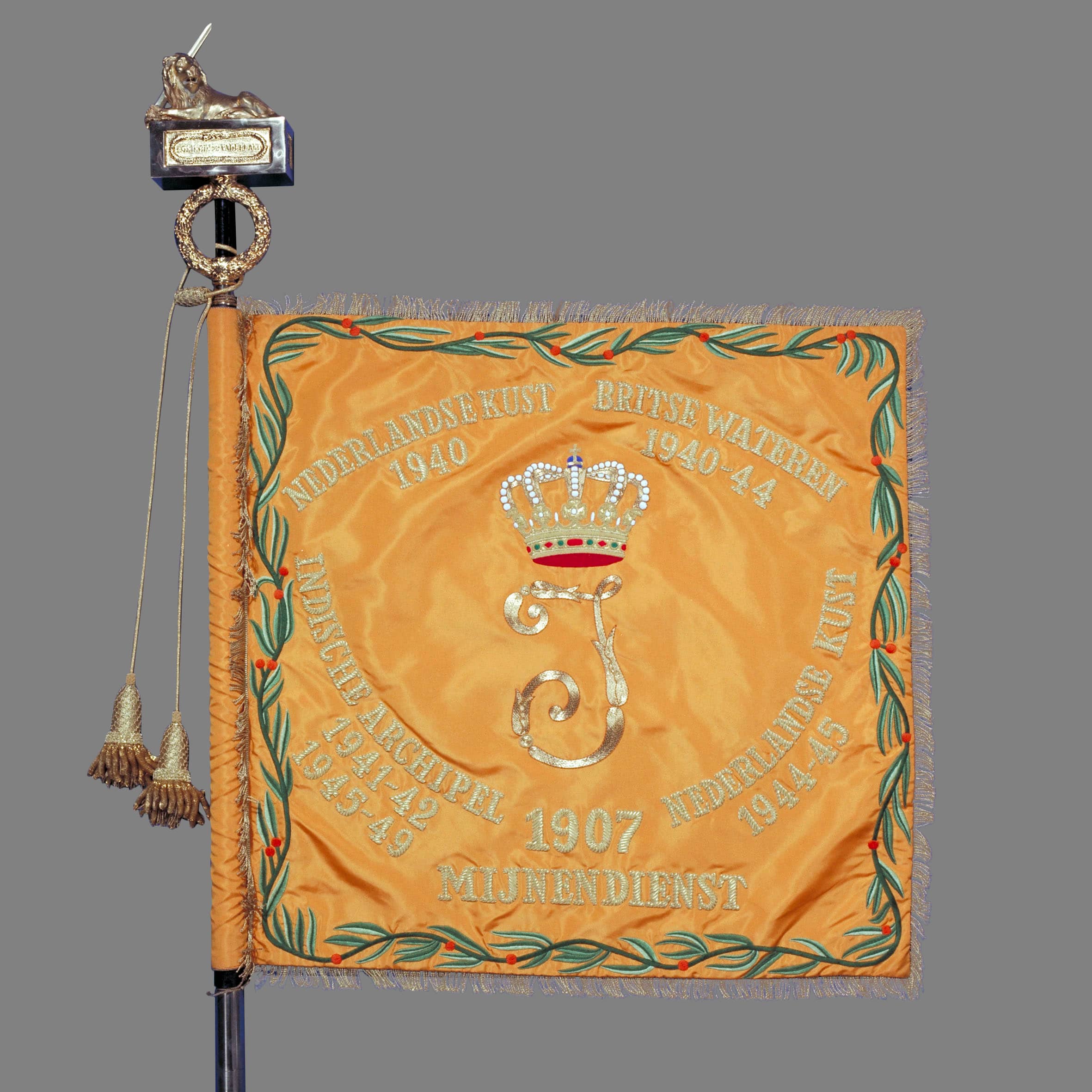 Vaandel Mijnendienst voorkant.