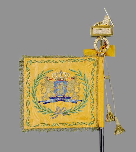 Vaandel Regiment Genietroepen achterkant.