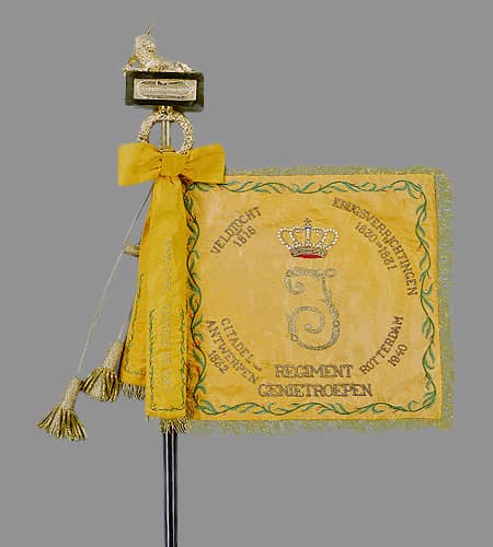 Vaandel Regiment Genietroepen voorkant.