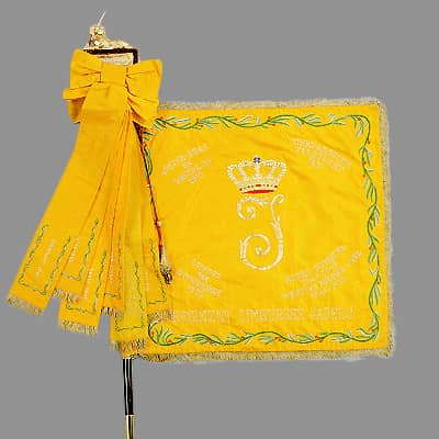 Vaandel Regiment Limburgse Jagers voorkant.