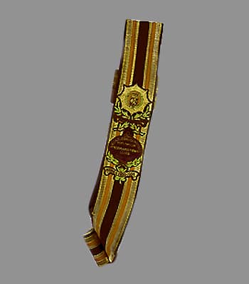 Vaandel Regiment Van Heutsz draagriem.