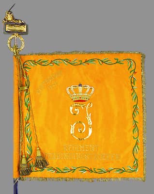 Vaandel Regiment Verbindingstroepen voorkant.