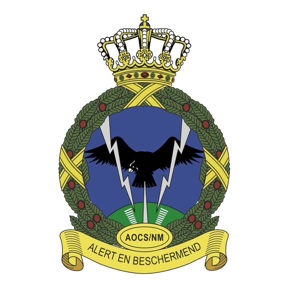 Afbeelding van het embleem Air Operations Control Station Nieuw Milligen.