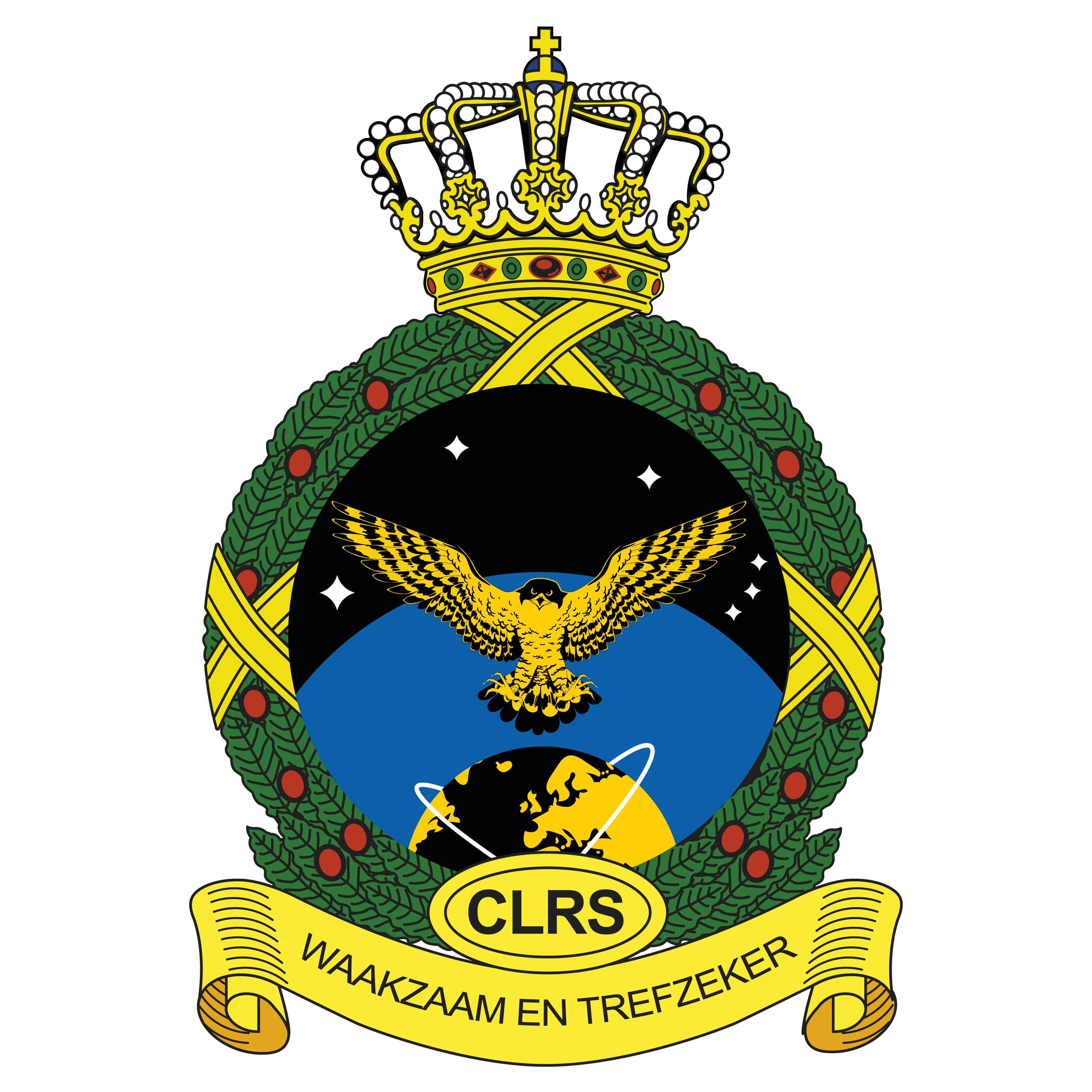 Afbeelding van embleem Staf Lucht-en Ruimtestrijdkrachten.