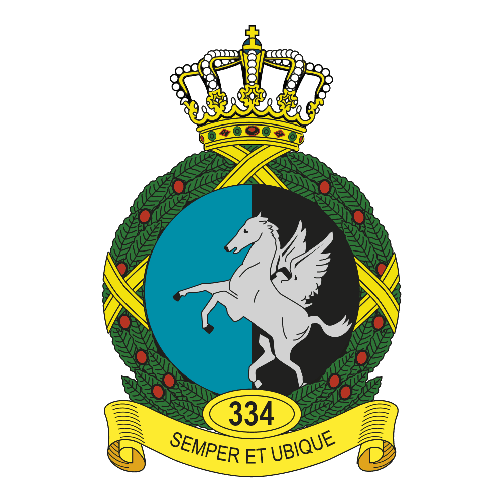 Afbeelding van het embleem 334 Squadron.