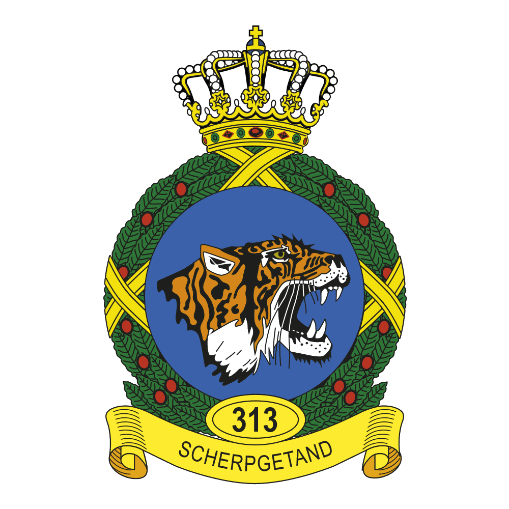 Afbeelding van het embleem 313 Squadron.