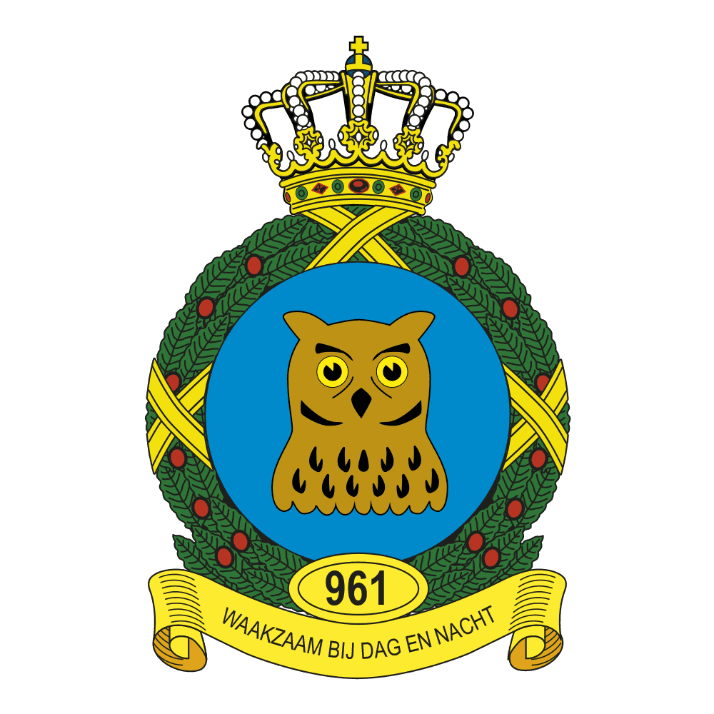 Afbeelding van het embleem 961 Squadron.