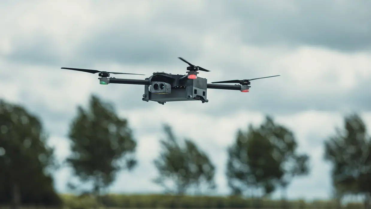 een drone in de lucht