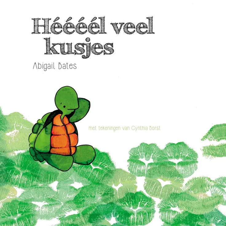 Voorkant leesboekje Koninklijke Landmacht Héééél veel kusjes.