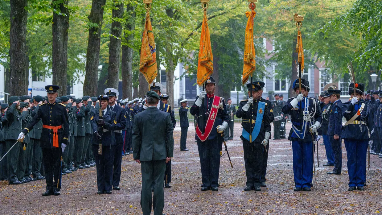 Een beëdiging op het Lange Voorhout