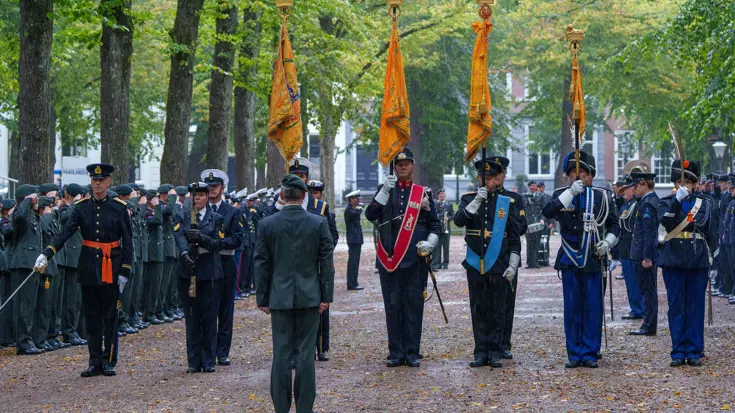 Een beëdiging op het Lange Voorhout
