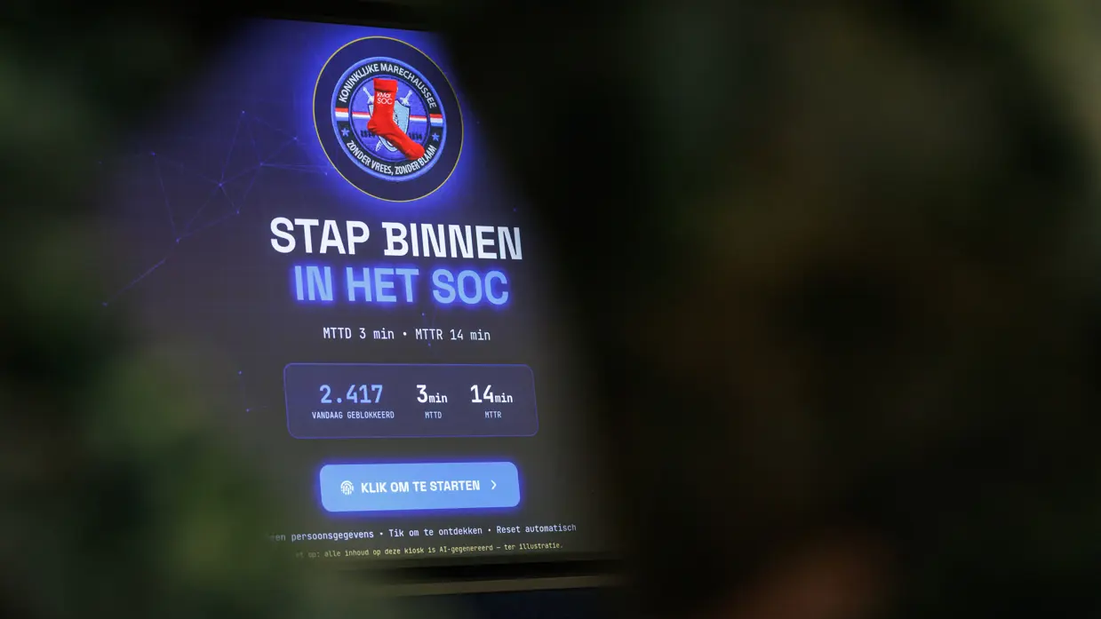 Scherm van het SOC