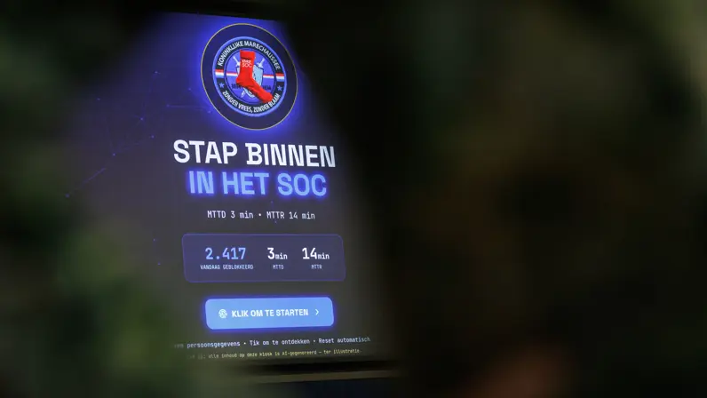 Scherm van het SOC