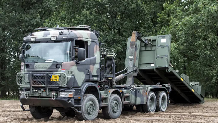 Scania-wissellaadsysteem