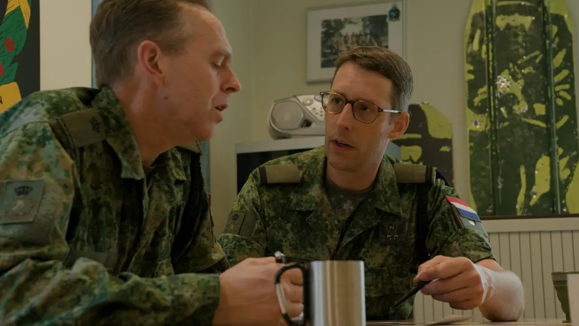 Fabian de Jong verpleegkundige, reservist bij de Koninklijke Luchtmacht