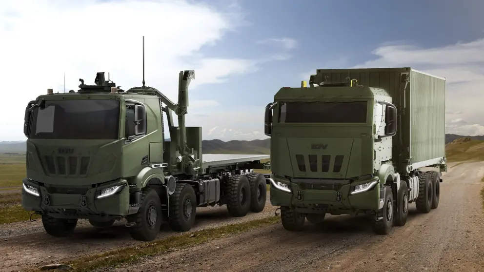 Impressie van nieuwe voertuigen voor Defensie.