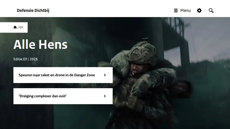 Indexpagina van de nieuwe Alle Hens