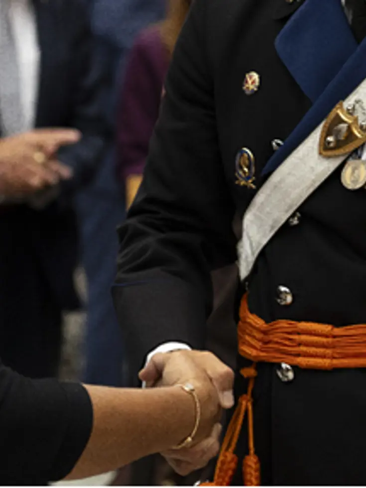 Een uniform van de Marechaussee