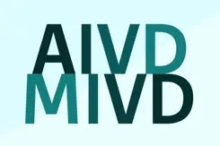Tekst 'AIVD' boven tekst 'MIVD'.