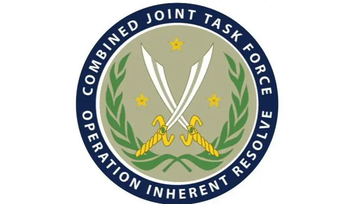 Het logo van Operation Inherent Resolve.