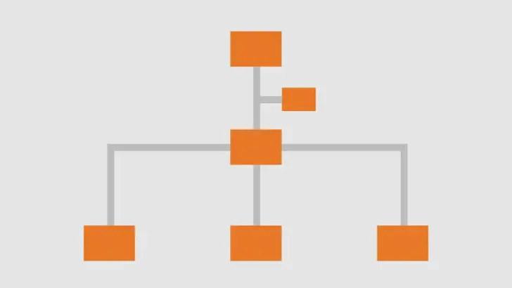 Illustratie organogram.