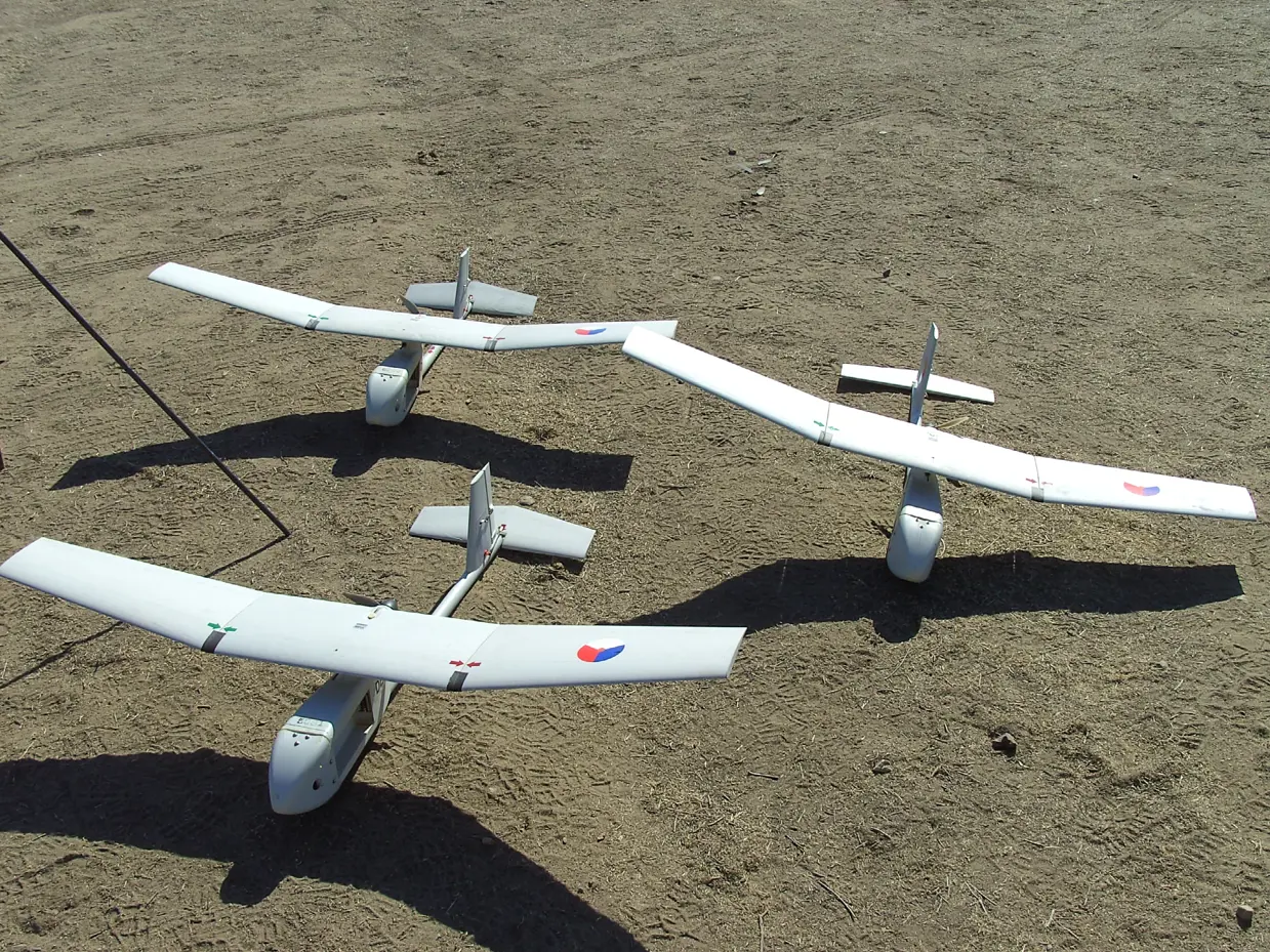 3 Raven mini-UAV's.