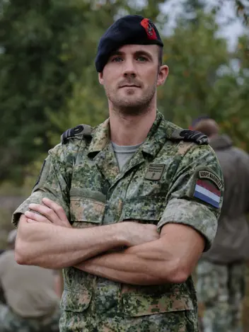 Majoor der Mariniers Kristian.