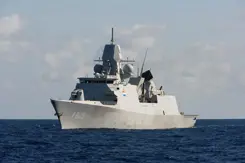 Zr.Ms. Evertsen op zee