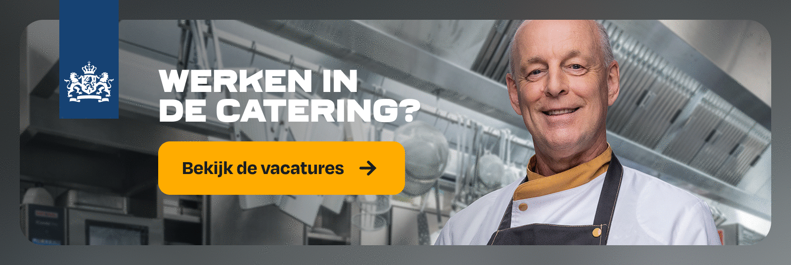 Werken in de facilitaire ondersteuning, logistieke ondersteuning, catering of beveiliging? Bekijk de vacatures. De banner linkt naar de pagina Defensie Ondersteuningscommando op werkenbijdefensie.nl.