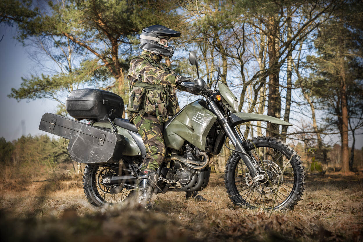 KTM motorfiets Materieel Defensie