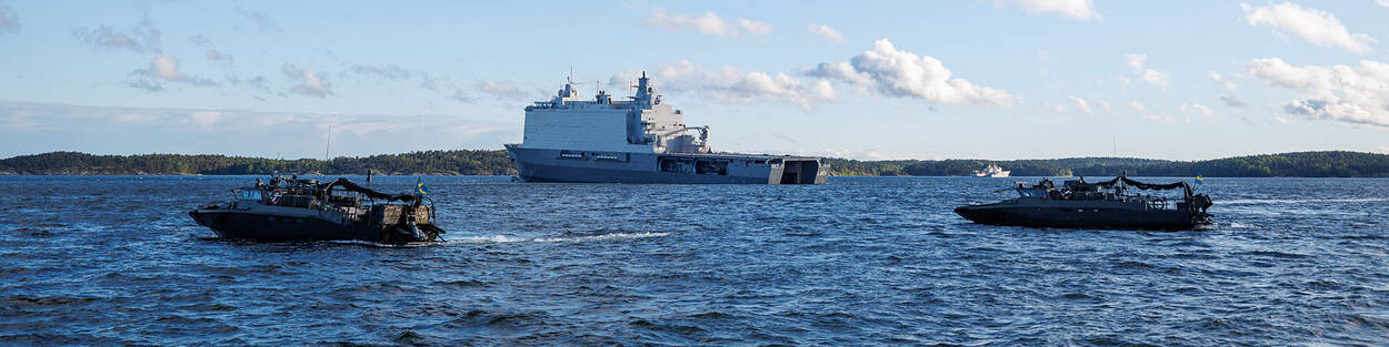 Zr.Ms Johan de Witt op zee.