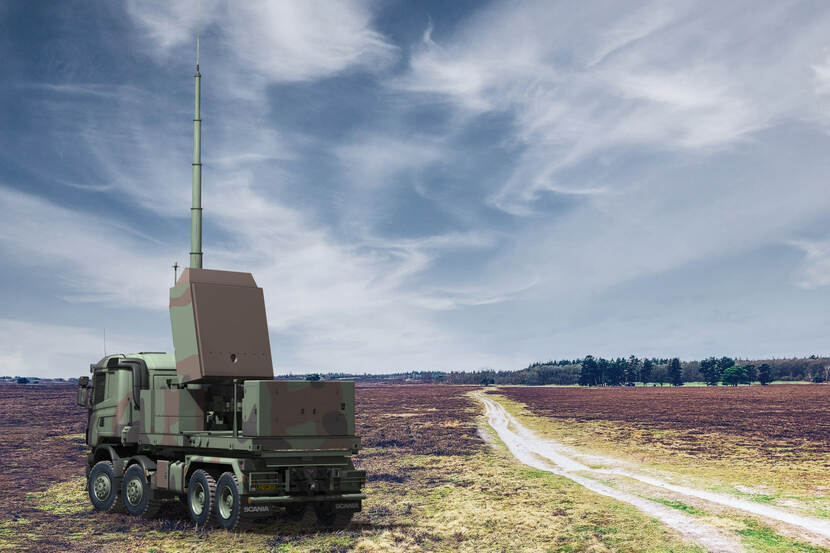 De Multi Mission Radar op de Veluwe.