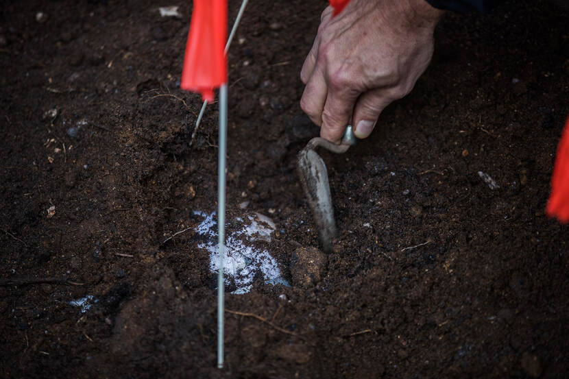 Archieffoto: forensisch onderzoek.