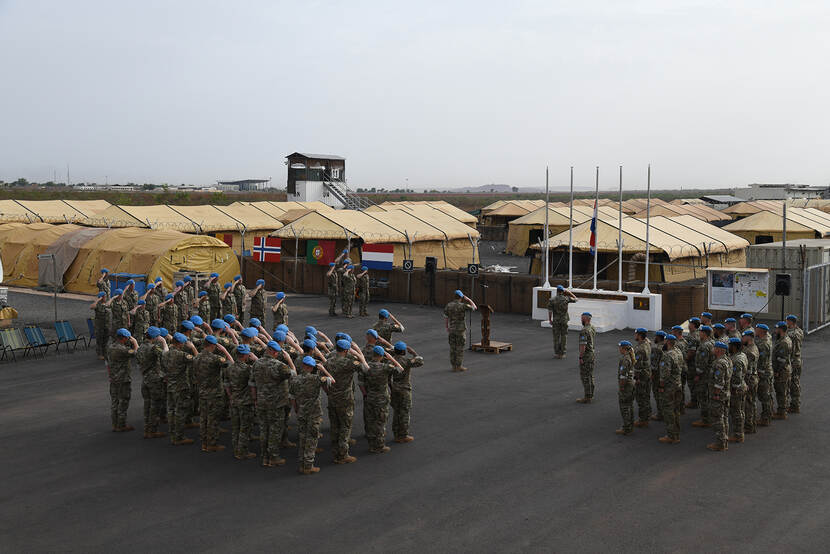 Herdenking in Mali.