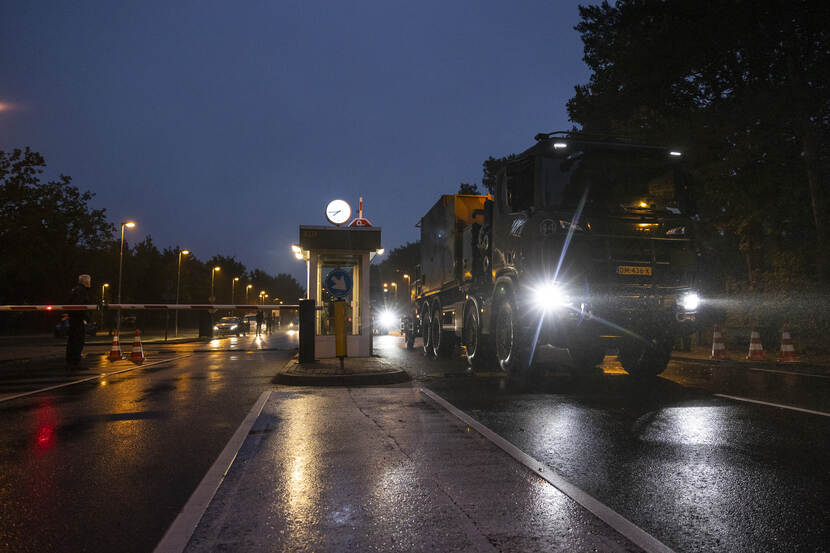 Patriot-eenheid arriveert op de kazerne in Vredepeel.