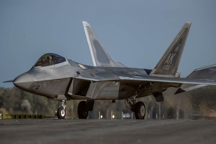 Een F-22.