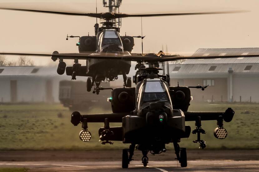 Apache-gevechtshelikopters.