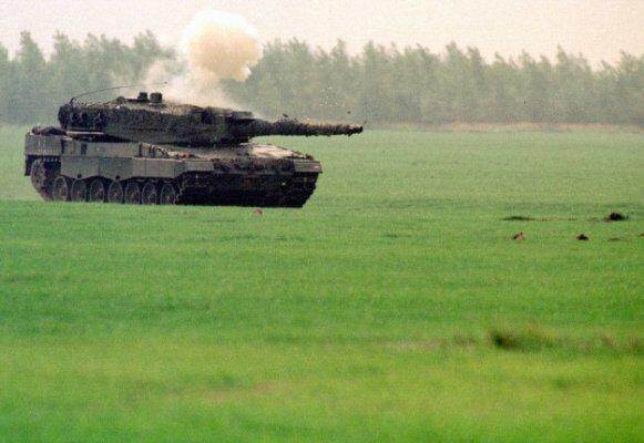 Archieffoto van de Leopard 2 A4 tank.