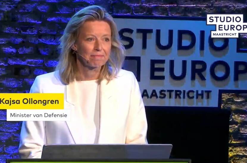 Minister Ollongren in Maastricht.