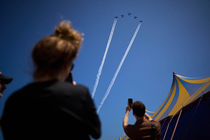 Flypast veteranendag.