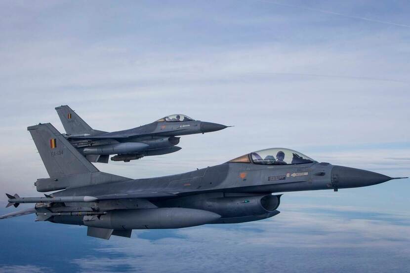 Belgische F-16's.