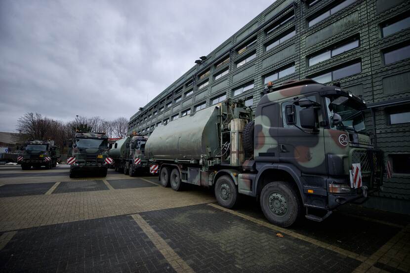 Voertuigen van Defensie.