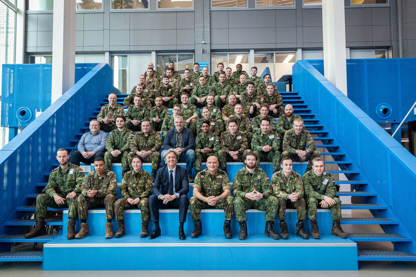 De leerlingen van het  ROC Koning Willem I College in Den Bosch.