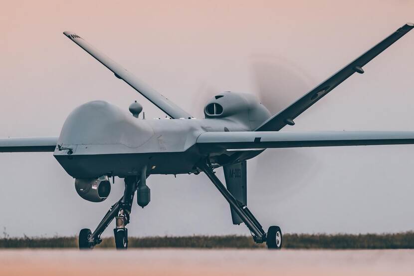 De MQ-9 Reaper.