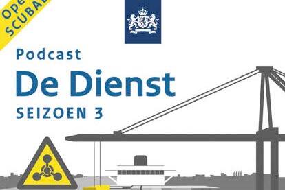 Logo van podcast De Dienst.